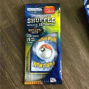 Presstine Pokemon Shuffle Cards - 6 packs of 15 cards
